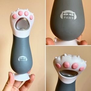 PAWS Cute Cat Paw Bottle Beer Opener Tool Bar Drinking Accessories Home Kitchen